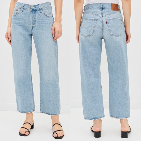 Levi's Denim - Levis 501 90s Ankle Jeans, Light Wash – Size 29 / 8